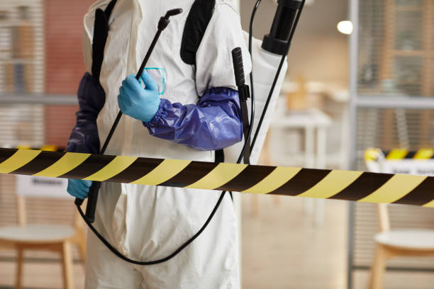 Professional Biohazard technician working in Henniker, NH